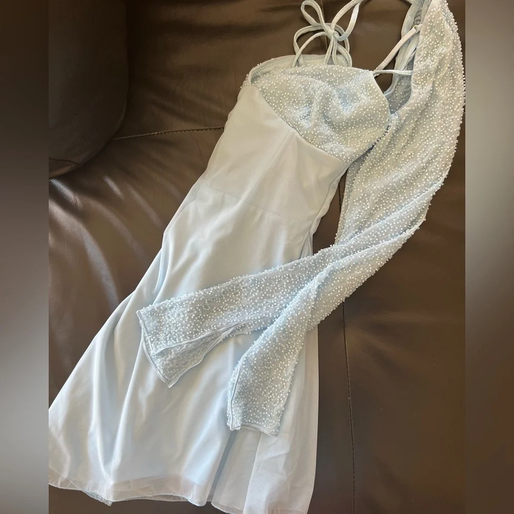 Oh Polly Naples Embelished Mini Dress - Picture 3 of 11